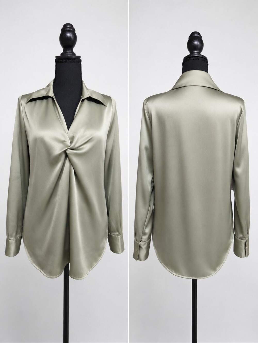 Satin Blouse Longsleeve